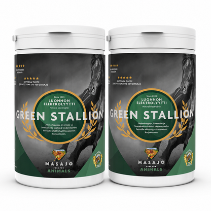Green Stallion Luonnon Elektrolyytti 2x700g — Kampanjapakkaus