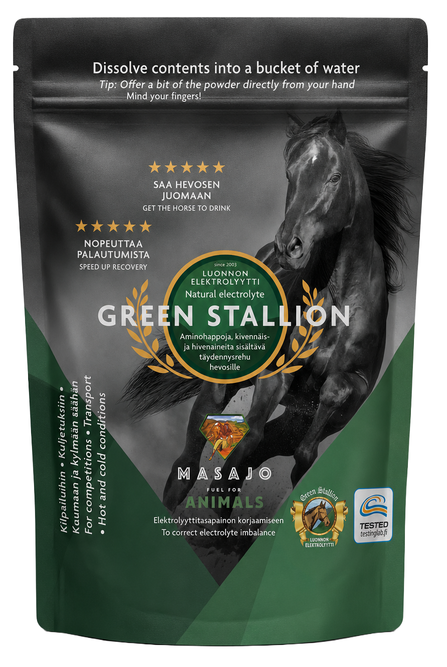 Green Stallion Luonnon Elektrolyytti 35g annospussi