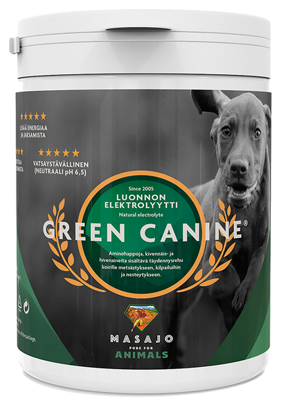 Green Canine 500g – Masajo luonnon elektrolyytti koirille