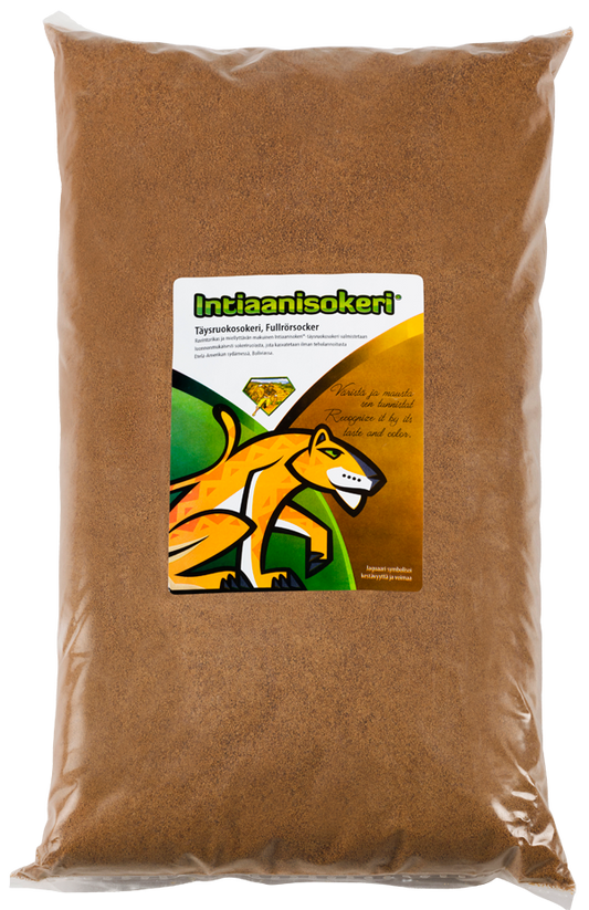 Intiaanisokeri hieno 4 kg (Loppu - varauksia otetaan pian vastaan uudesta erästä)