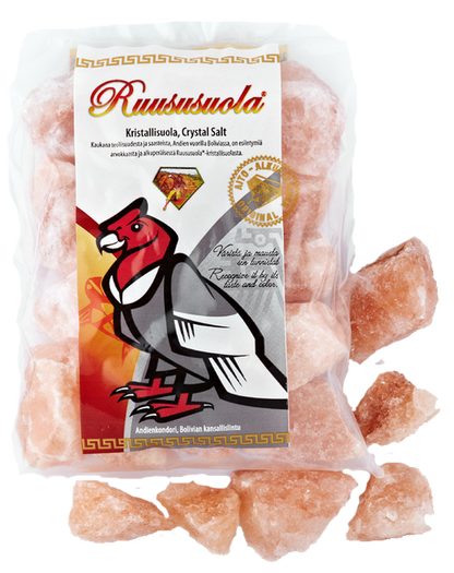 Ruususuola pala 500g – Masajo bolivialainen ruususuolakristalli