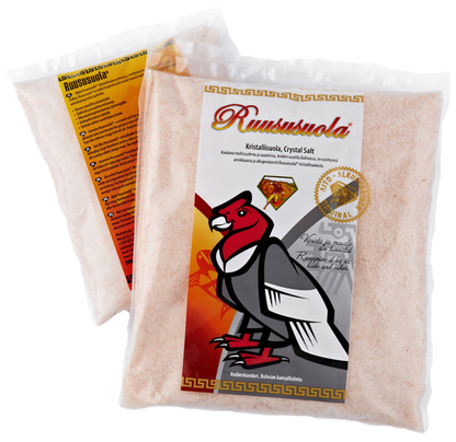 Ruususuola hieno 500g – Masajo bolivialainen ruususuola