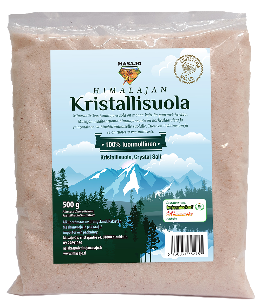 Himalajan kristallisuola 500g