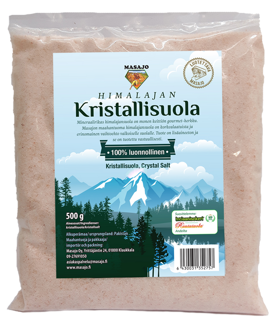 Himalajan kristallisuola 500g